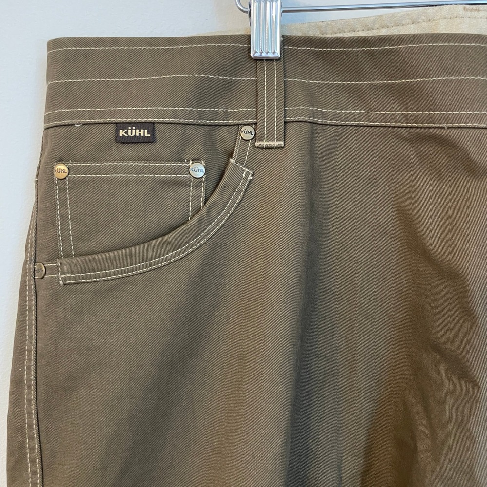 Kuhl Hot Rydr Mens 42x32 Brown Flannel Lined Utility Pants 5113 Gorpcore Outdoor - Picture 7 of 11